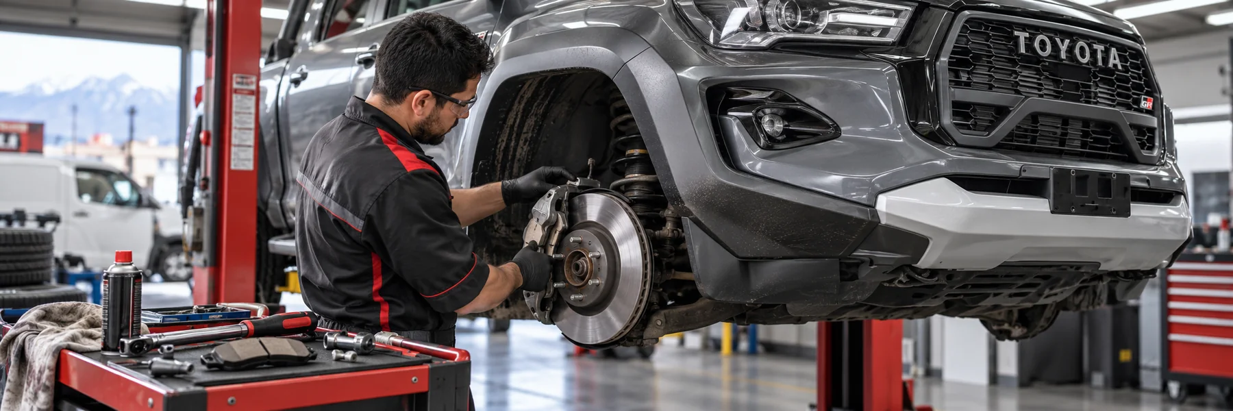 Revisión de frenos en Toyota Hilux